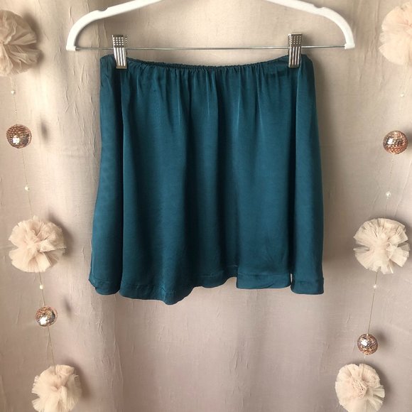 Urban Outfitters sleeveless crop teal top - Picture 1 of 3